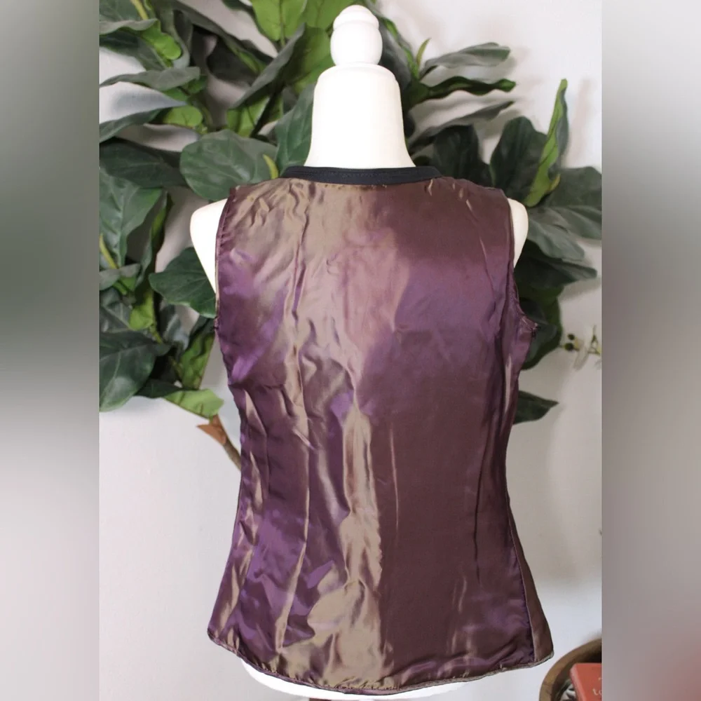 NICOLE MILLER Y2K Black Genuine Leather Coat Car Jacket (Detachable Liner) - Picture 9 of 17